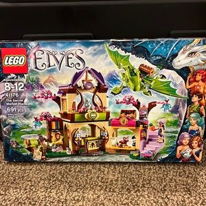 NIB Lego Elves The Secret Marketplace 41176 Retired - Rare